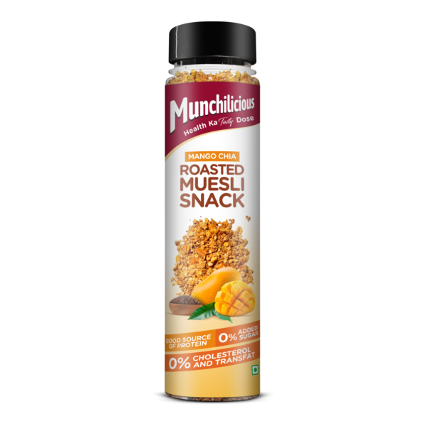 Munchilicious Mango Chia Roasted Muesli 180G