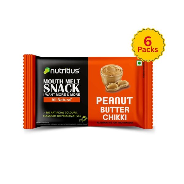 Nutritius Peanut Butter Chikki 125 GM