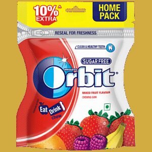 Orbit Mixed Fruit Chewing Gum 19.8G