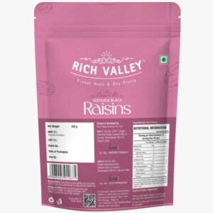 Rich ValleySeedless Raisins 250G