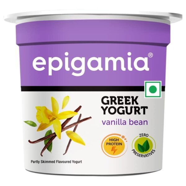 Epigamia Vanilla Bean Greek Yogurt 85G