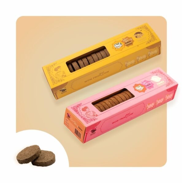 Nandi Panchgavya Cow Dng Cakes Amber 230GM