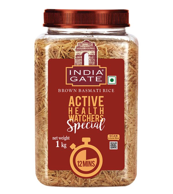 India Gate Gut Pro Brown Basmati Rice 1KG