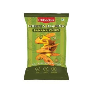 Chheda's Cheese & Jalapeno Banana Chips 45G