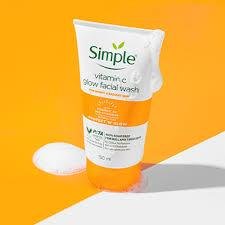 Simple Vitamin C Glow Facial Wash 150 ML-mrp-399-osp-380