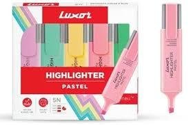 Luxor Highlighter Pastel 1Pcs-mrp-25-osp-25
