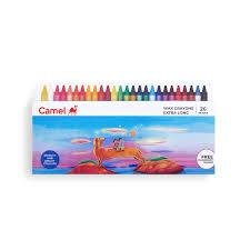 Camlin Wax Crayons 24 Shades-mrp-25-osp-25
