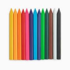 Camlin Plastic Crayons 13 Shades-mrp-60-osp-55