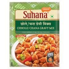 Suhana Chhole Chana Gravy Mix 50 GM-mrp-45-osp-45