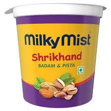 MilkyMist Shrikhand Badam & Pista 400 GM-mrp-145-osp-110