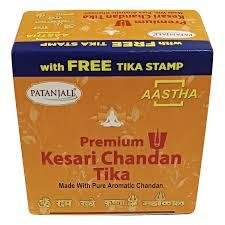 Patanjali Kesari Chandan Tika 60G-mrp-85-osp-75