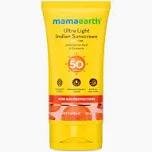 Mama Earth Ultra Light Indian Sunscreen 50G-mrp-399-osp-380