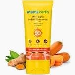 Mama Earth Ultra Light Indian Sunscreen 80G-mrp-499-osp-480