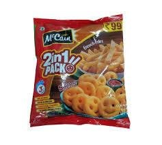 Mccain 2 in 1 Pack Smiles & French Fries 375GM-mrp-99-osp-99