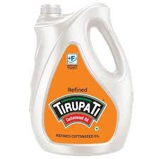 Tirupati Refined Cottonseed Oil 5 LT-mrp-975-osp-820