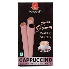 Kravour Cappuccino Wafer Stick 75GM-mrp-50-osp-50