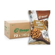 Shrego Hing Jeera Roasted Peanuts 140G-mrp-70-osp-60