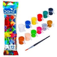 Doms Tempera Colours 12Shades-mrp-20-osp-20