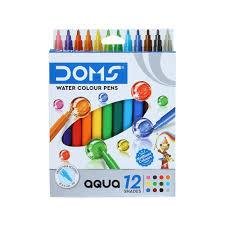 Doms Water Colour Pens 12Shades-mrp-15-osp-15