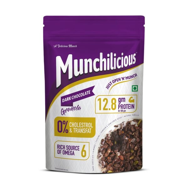 Munchilicious Dark Choclate Granula350G