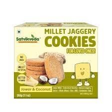 Satvikveda Millet Cookies Jowar 100G-mrp-99-osp-95