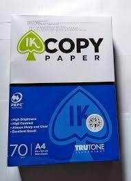 IK Copy Paper Copier Paper 70 GSM 500 PCS-mrp-250-osp-250