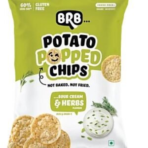 BRB Potato Popped Chips Sour Cream 48 GM