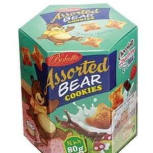 Biskotto Assorted Bear Cookies 80 GM