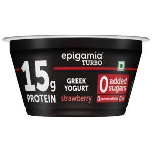 Epigamia Turbo Greek Yogurt Strawberry 140GM
