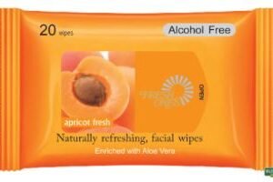 Fresh Ones Apricot Facial Wipes 20w