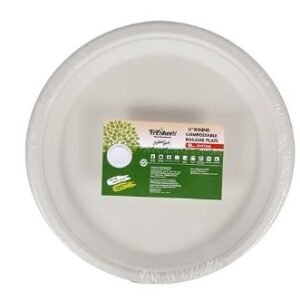 Freshee Compostable Bagasse Plate 10PCS