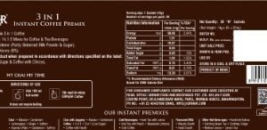 Girnar 3 in 1 Instant Coffee Premix 10 N