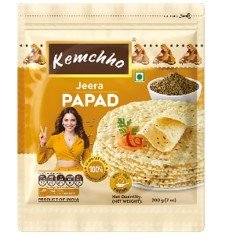 Kemchho Jeera Papad 200g