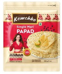 Kemchho Single Mari Papad 200gm