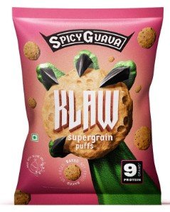 Klaw Spicy Guava Supergrain Puffs 50 GM