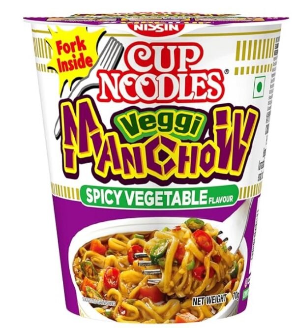 Nissin Cup Noodles Veggi Manchow 70 GM