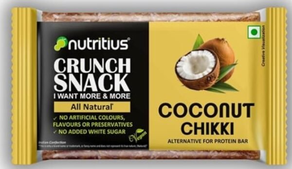 Nutritius Crunch Snack Coconut Chikki 100G