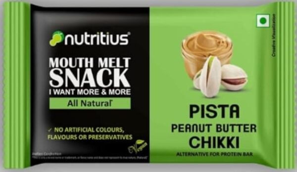 Nutritius Pista Peanut Butter Chikki 125 GM