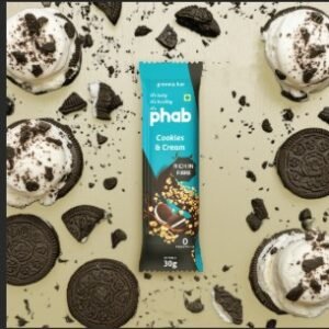 Phab Granola Bar Cookies N Cream 30G