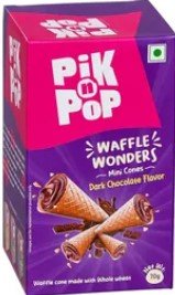 Pik N Pop Waffle Wonders Dark Chocolate 70 GM