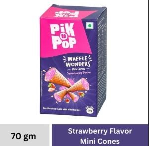 Pik N Pop waffle Wonders Strawberry 70 GM