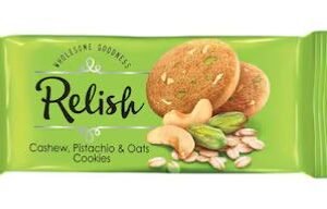 Relish Cashew, Pistachio & Oats Cookies 42G