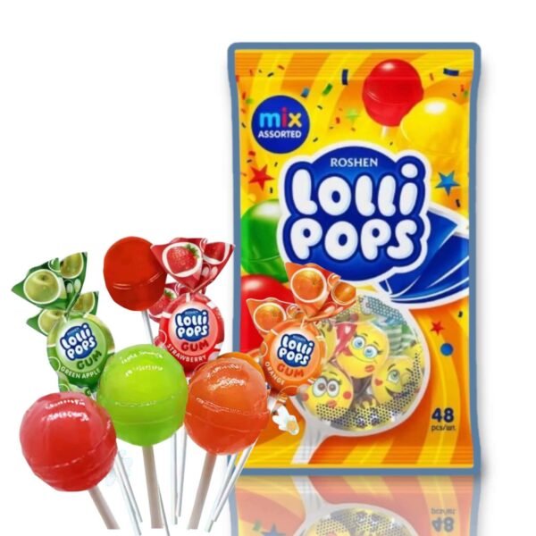 Roshen Lolli Pops Mix Assorted