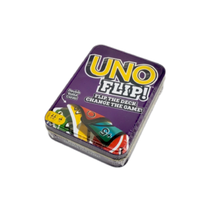 Toy Uno Flip Cards Metal Box