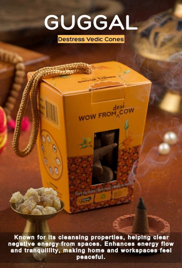 Wow Nandi Destress Vedic Cones Guggal 95G