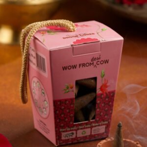 Wow Nandi Destress Vedic Cones Rose 95G