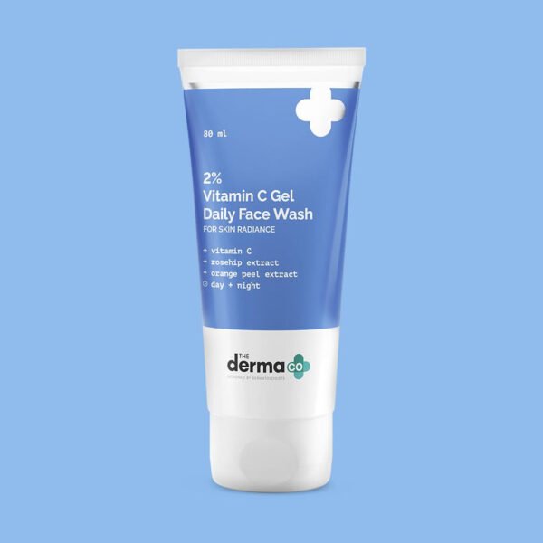 Derma Co. 2% Vitamin C Gel Face Wash 80Ml