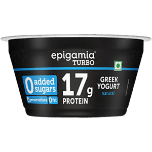 Epigamia Turbo Greek Yogurt Natural 140G