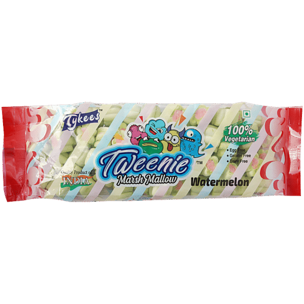 Tykees Tweenie Marsh Mallow Watermelon 120G