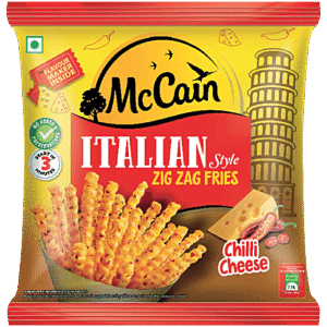 Mccain Zig Zag Fries Chilli Cheese 325G